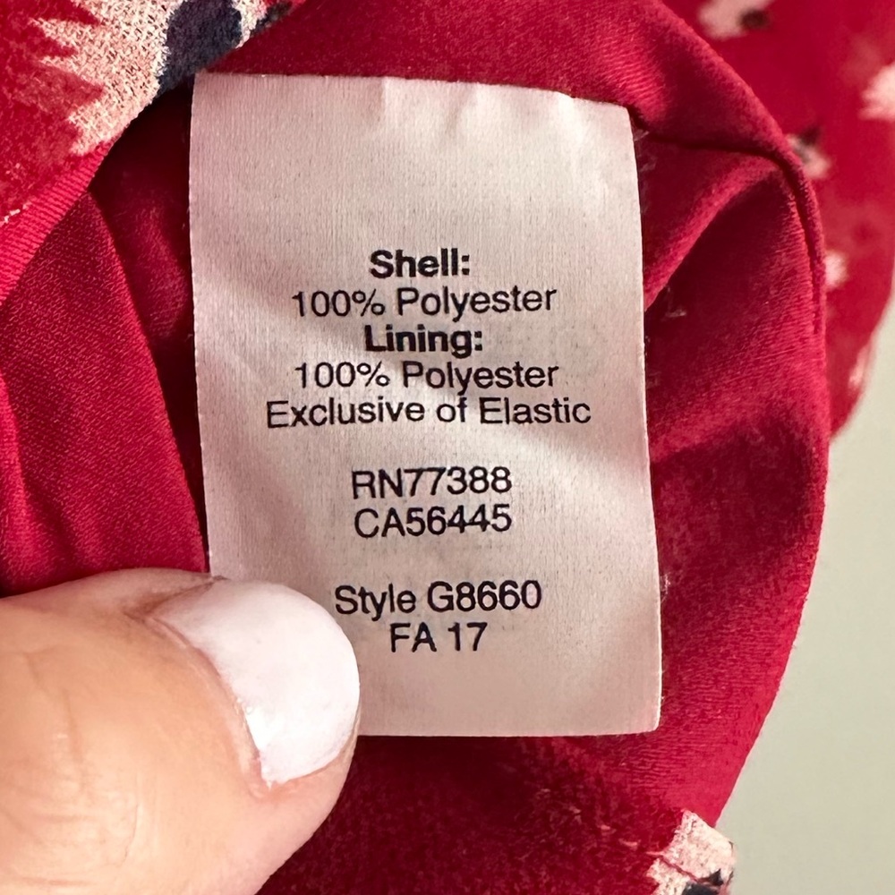 Madewell Mistlight Mock Neck Top In Seattle Nouveau Red (Size L) - Picture 6 of 6